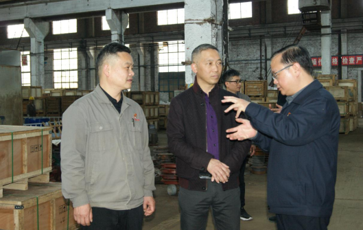 市工投公司党委委员、副总司理严学文一行赴机电集团下属子公司调研生产谋划事情_钱柜qg777